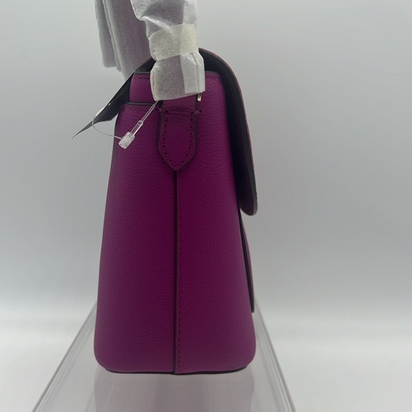 Kate Spade Elsie Pebbled Leather Crossbody Baja Rose - Picture 4 of 14